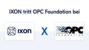 IXON wird Mitglied der OPC Foundation