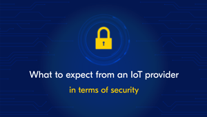What to expect from an IoT provider in terms of security