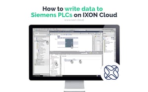 How to write data to Siemens PLCs from the IXON Cloud